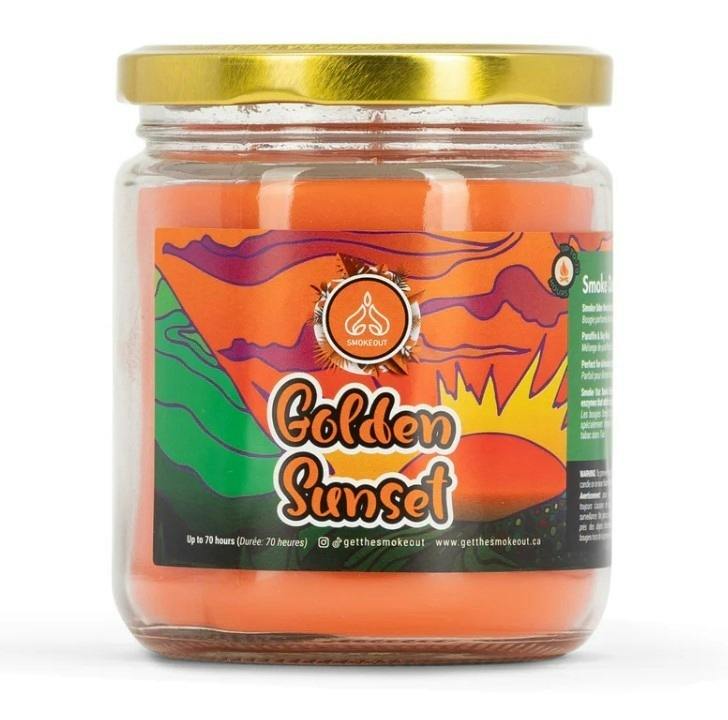 Candle - Smoke Out Odor 13oz - Golden Sunset