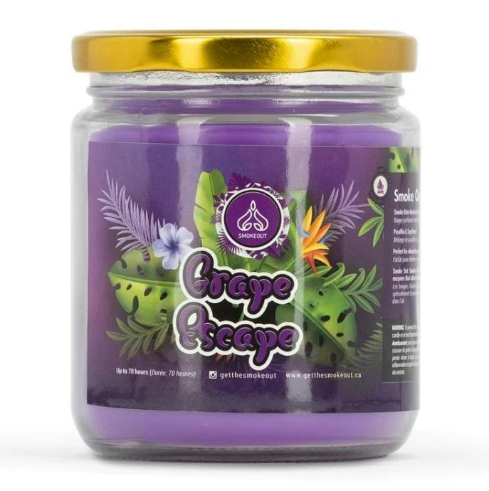 Candle - Smoke Out Odor 13oz - Grape Escape