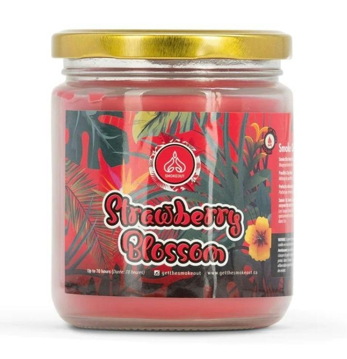 Candle - Smoke Out Odor 13oz - Strawberry Blossom