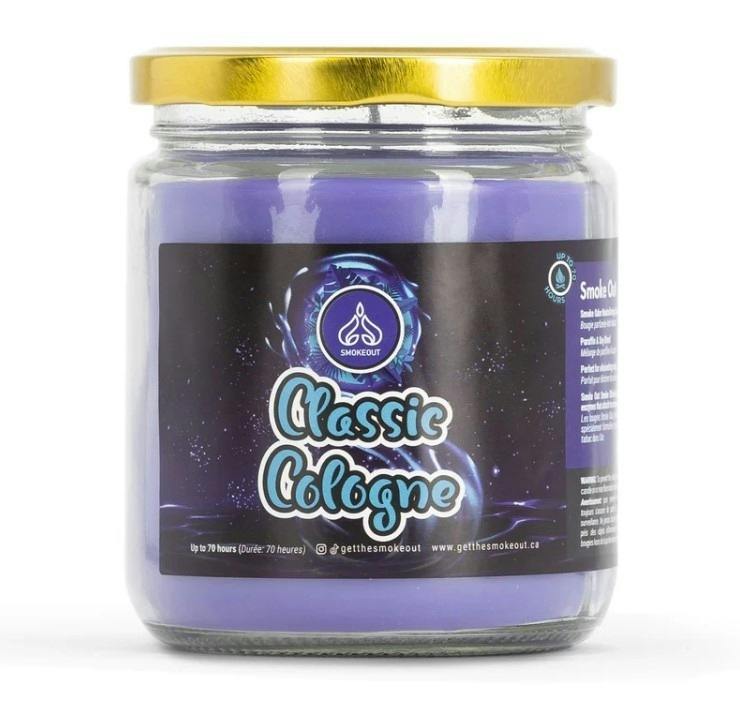 Candle - Smoke Out Odor 13oz - Classic Cologne