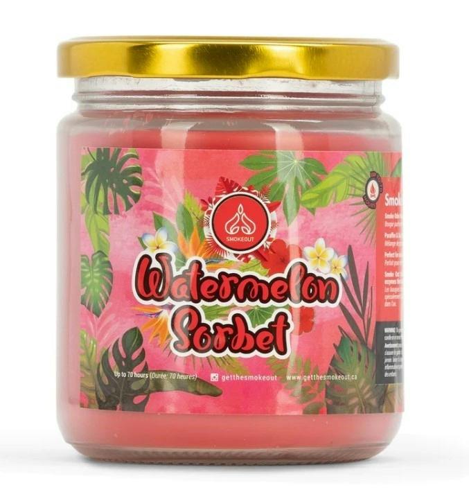 Candle - Smoke Out Odor 13oz - Watermelon Sorbet