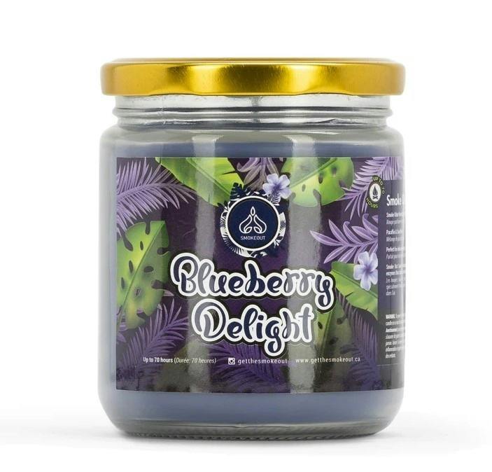 Candle - Smoke Out Odor 13oz - Blueberry Delight