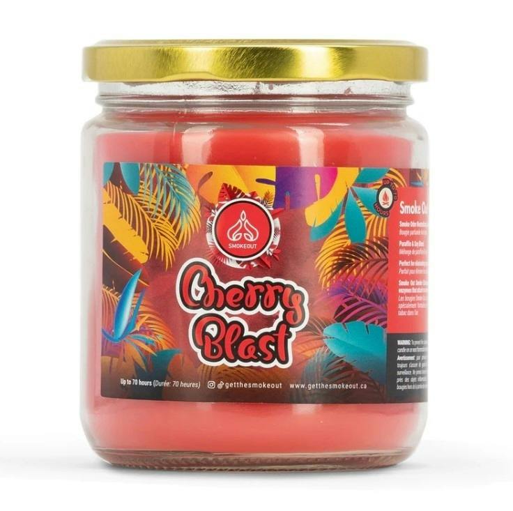 Candle - Smoke Out Odor 13oz - Cherry Blast