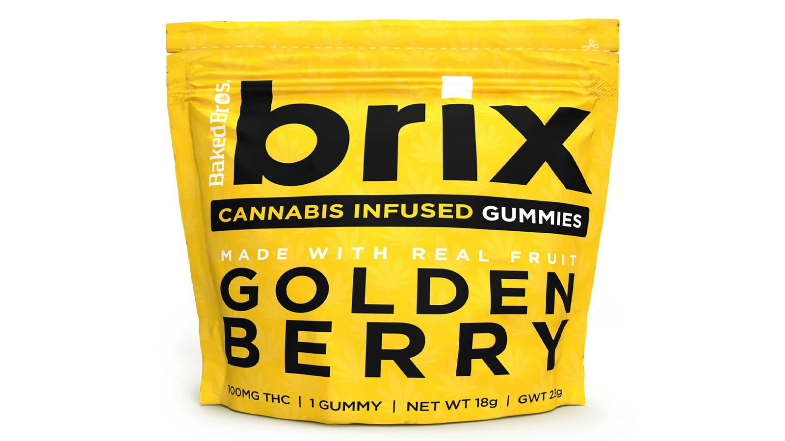 BRIX GOLDEN BERRY GUMMIES 100MG