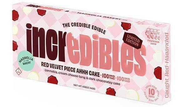 Edible | Incredibles | Red Velvet Cake | 100mg Chocolate 10pk