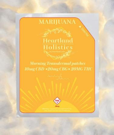 Heartland Holistics: Patch | Morning Transdermal 2:1:2 | 25mg THC : 10mg CBD : 25mg CBG