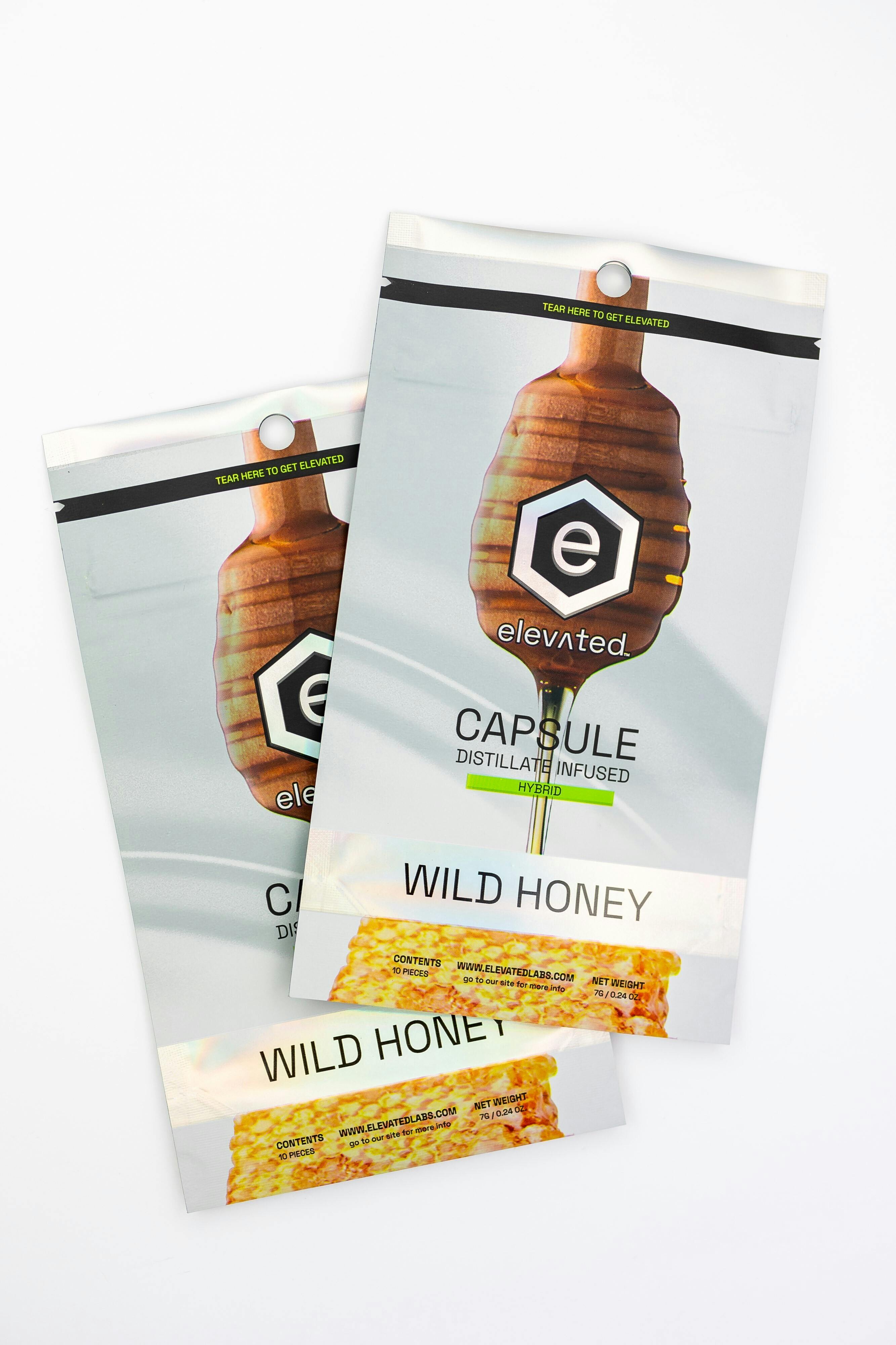 500mg Elevated- Honey Capsules (Indica)