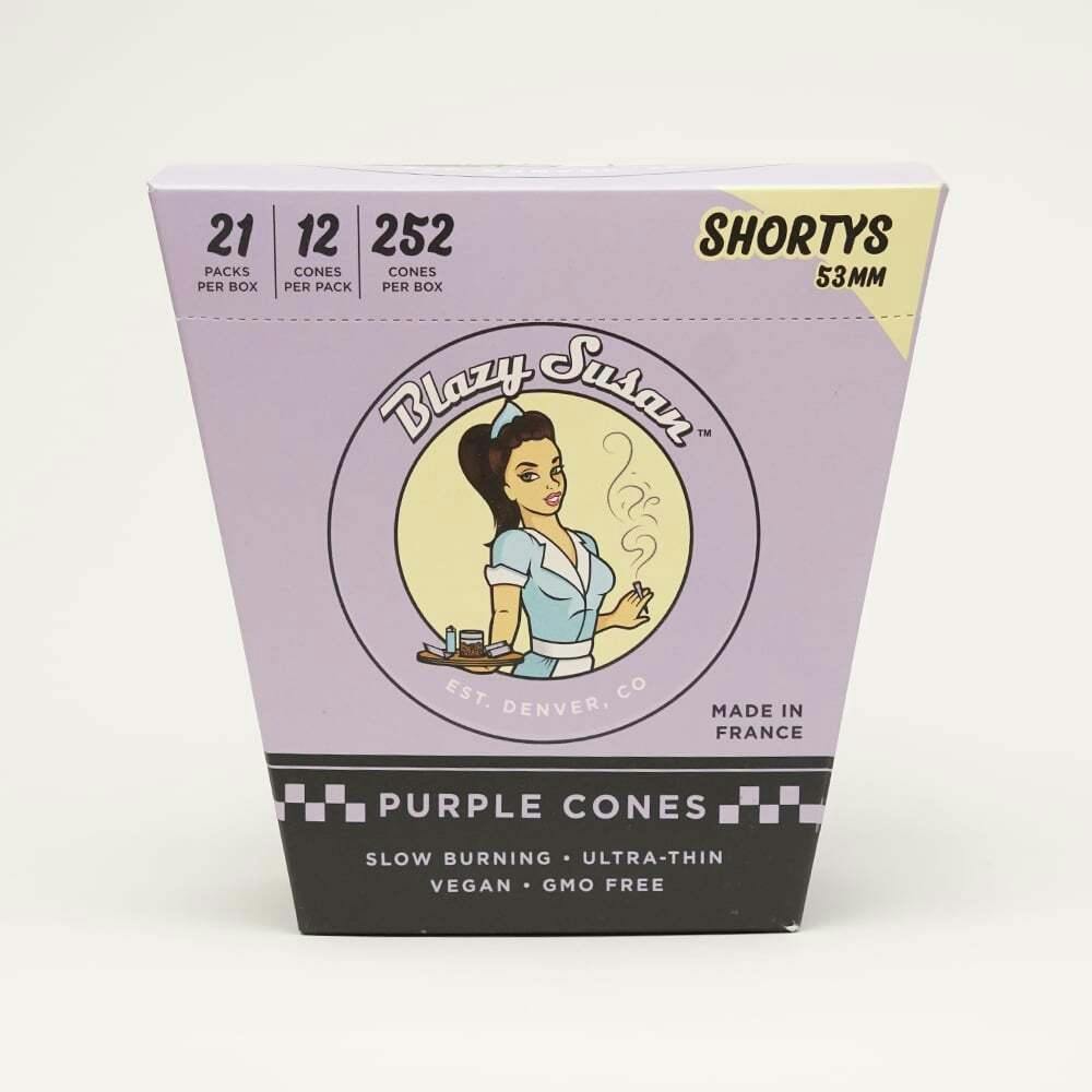 Purple - Shortys [12pk] | Blazy Susan - Purple Cones