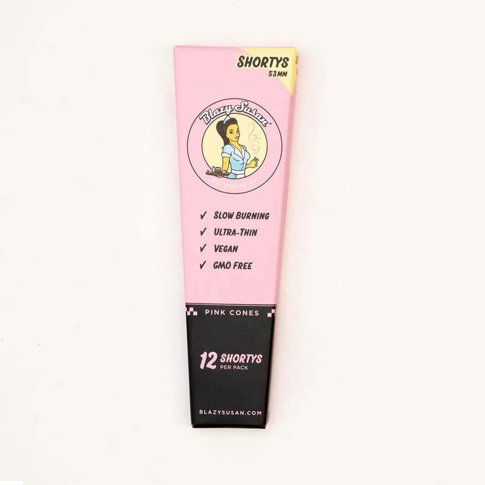 Pink - Shortys [12pk] | Blazy Susan - Pink Cones