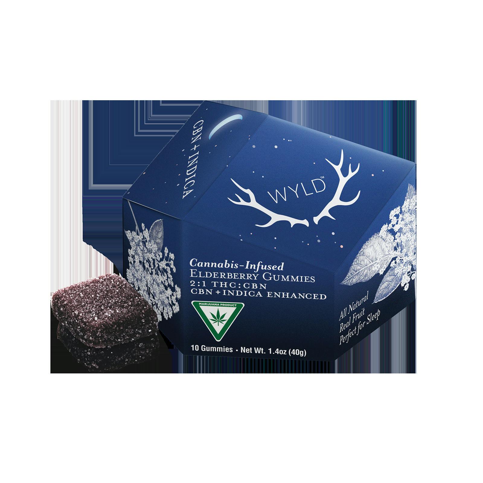 Elderberry 2:1 CBN Gummies (100mg THC/50mg CBN)