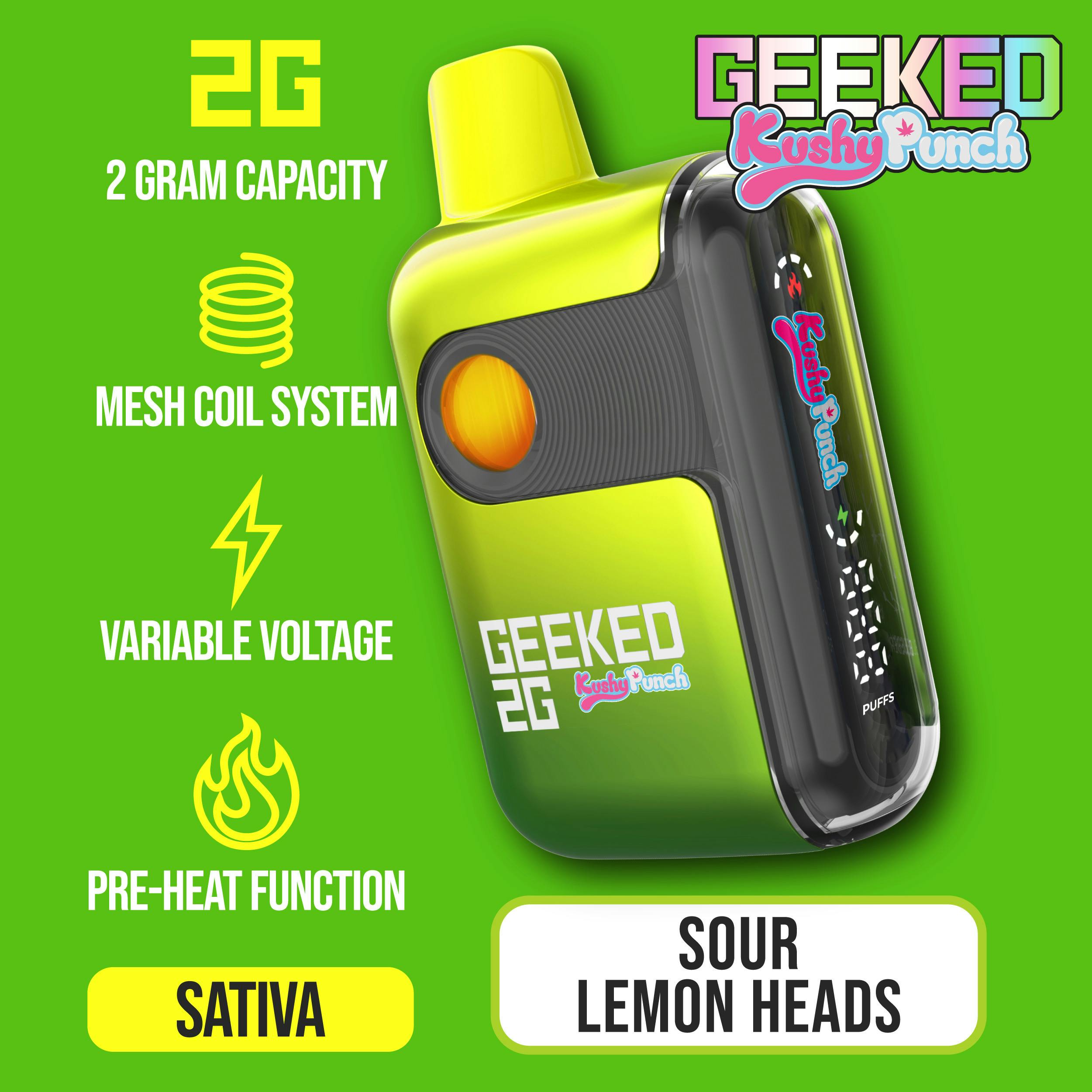 Sour Lemon Heads All-in-One Vape (2g)