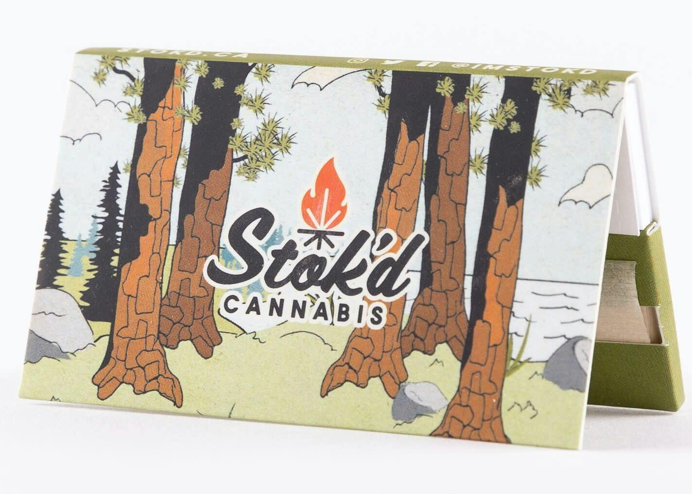 Stok'd | Rolling Papers | Green - Hemp