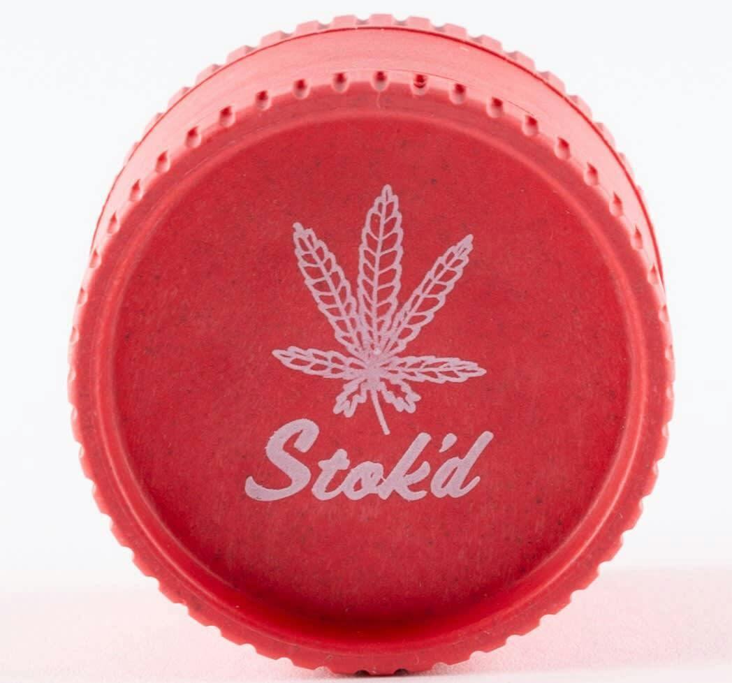 Stok'd | Hemp Grinder | Red