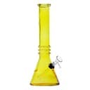 Blueberry | 12" Triple Ring Soft Glass Bong | Gold