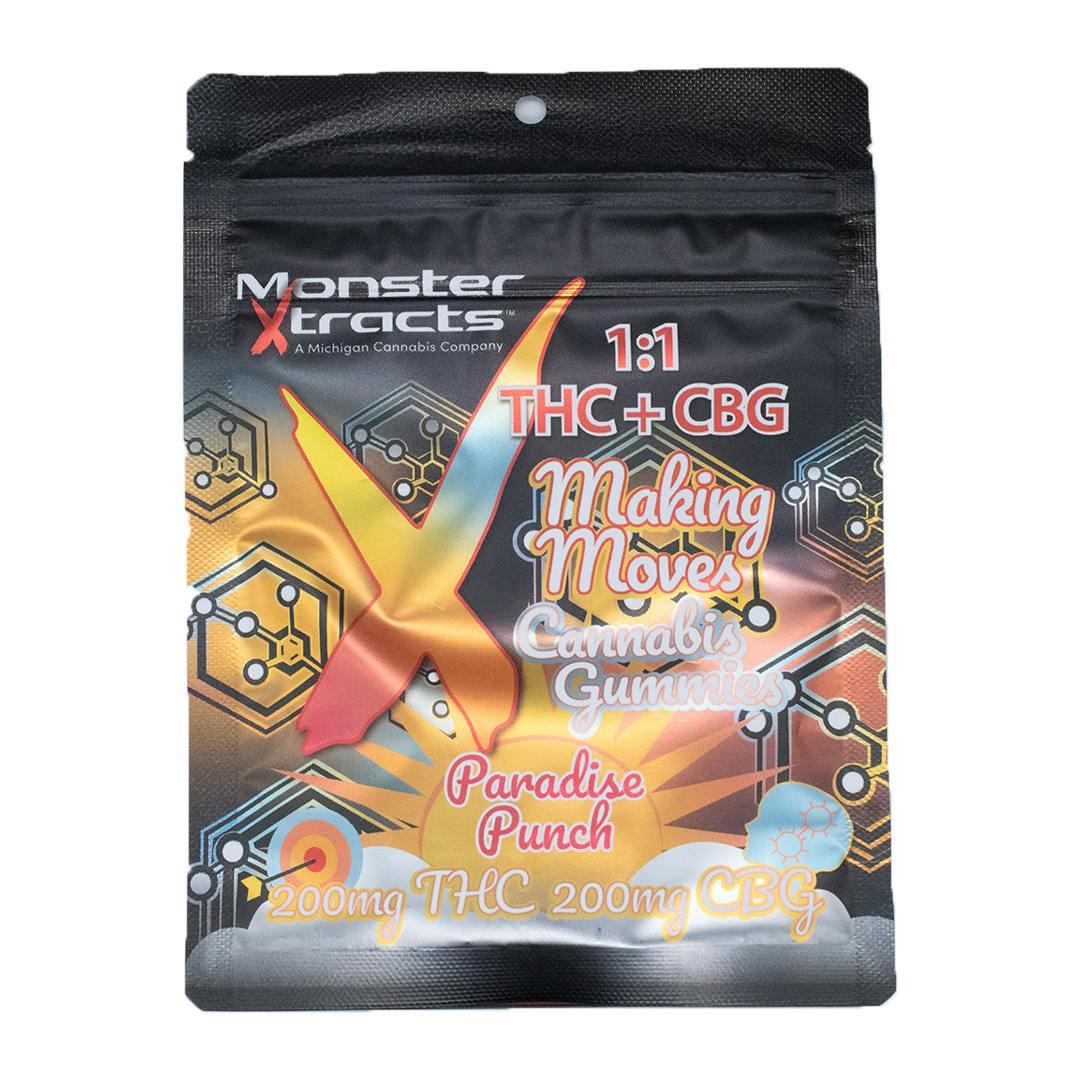 MONSTER | Edible | Gummies | 1:1 | THC:CBG | Paradise Punch