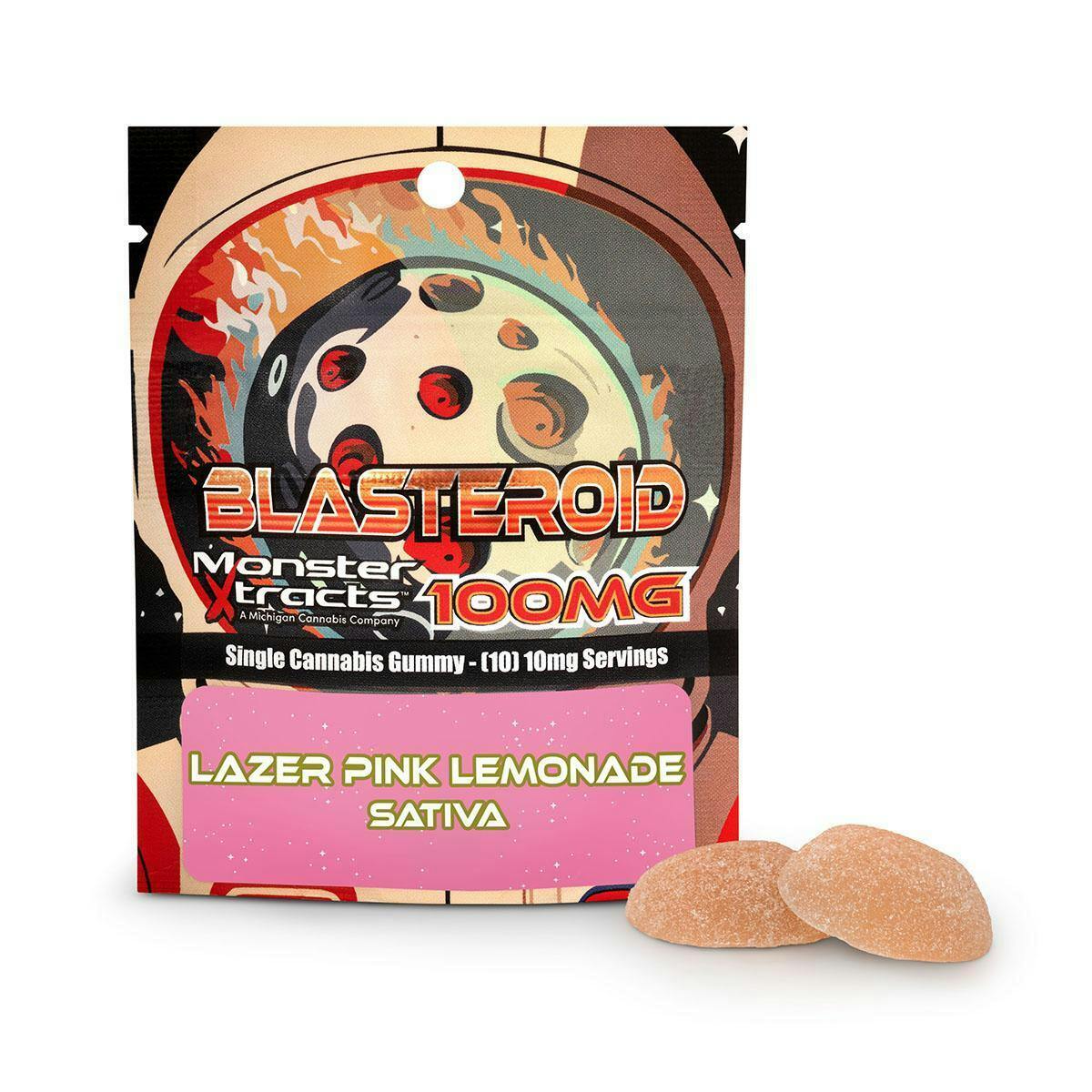 BLASTEROID | Edible | Gummies | Lazer Pink Lemonade