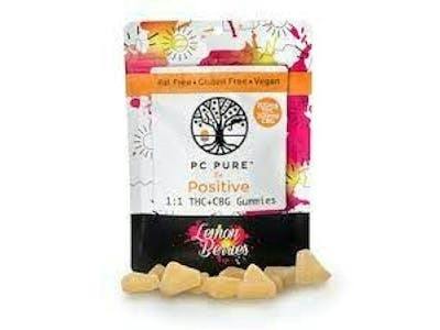 PC PURE | Edible | Gummies | 2:1 | THC:CBG | Lemon Berries