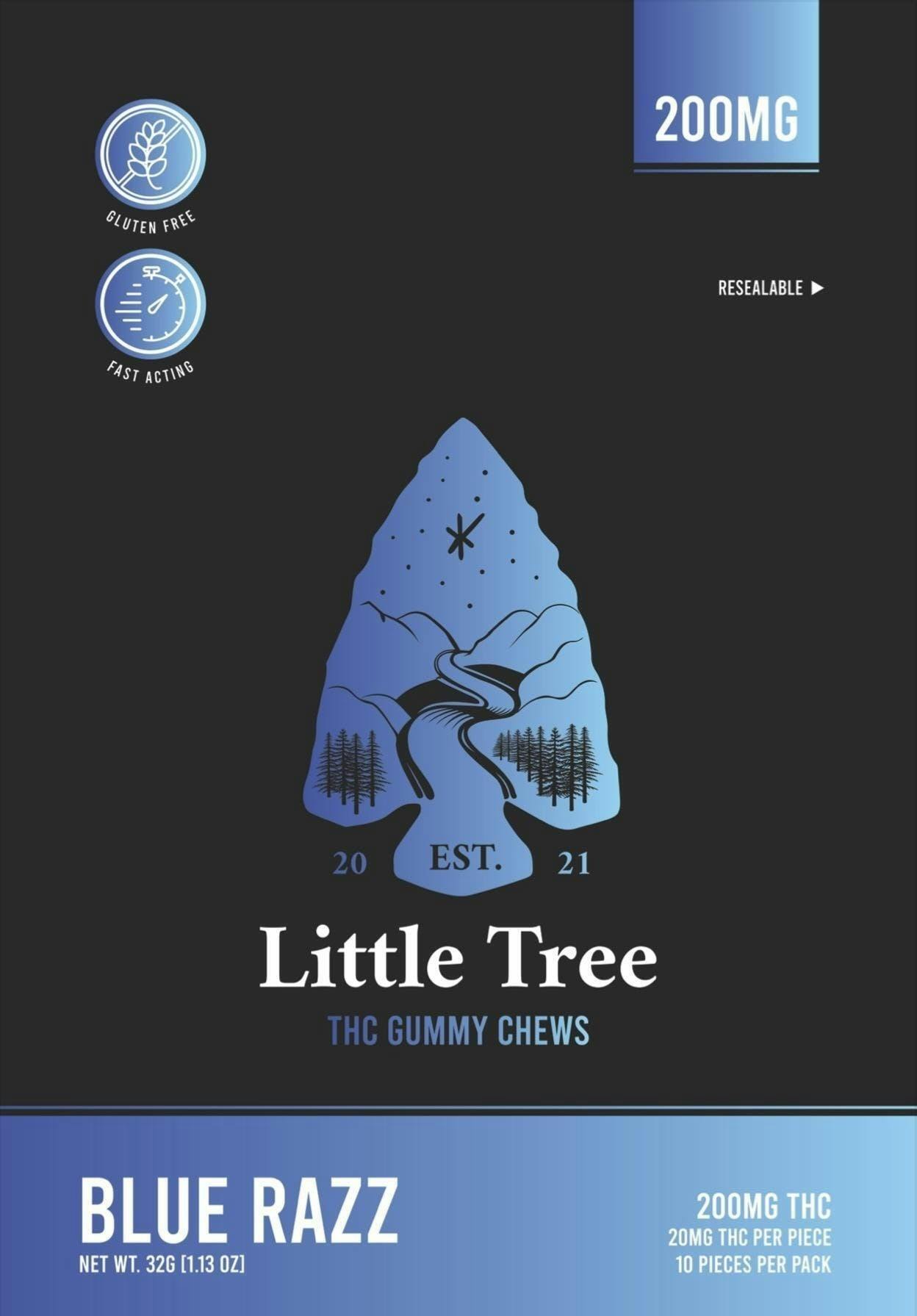 LITTLE TREE | Edible | Gummies | Blue Razz