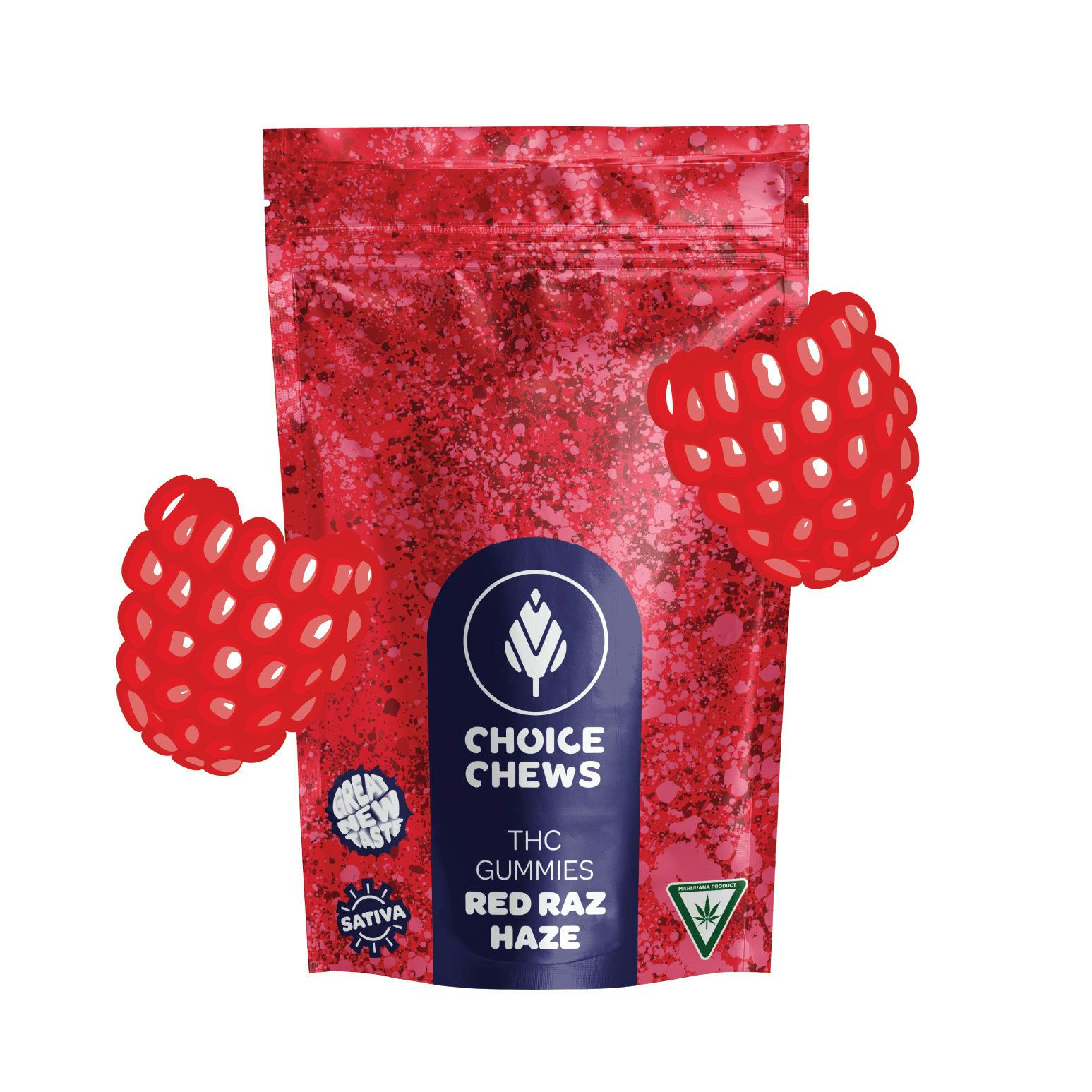 CHOICE | Edible | Gummies | Red Raz Haze