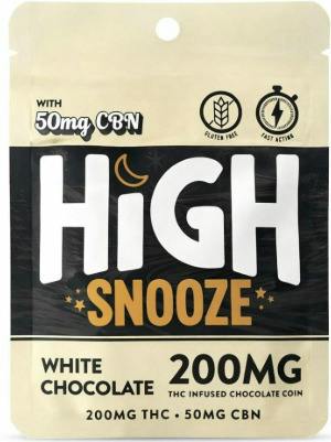 HIGH SNOOZE | Edible | Chocolate | Single | White Chocolate