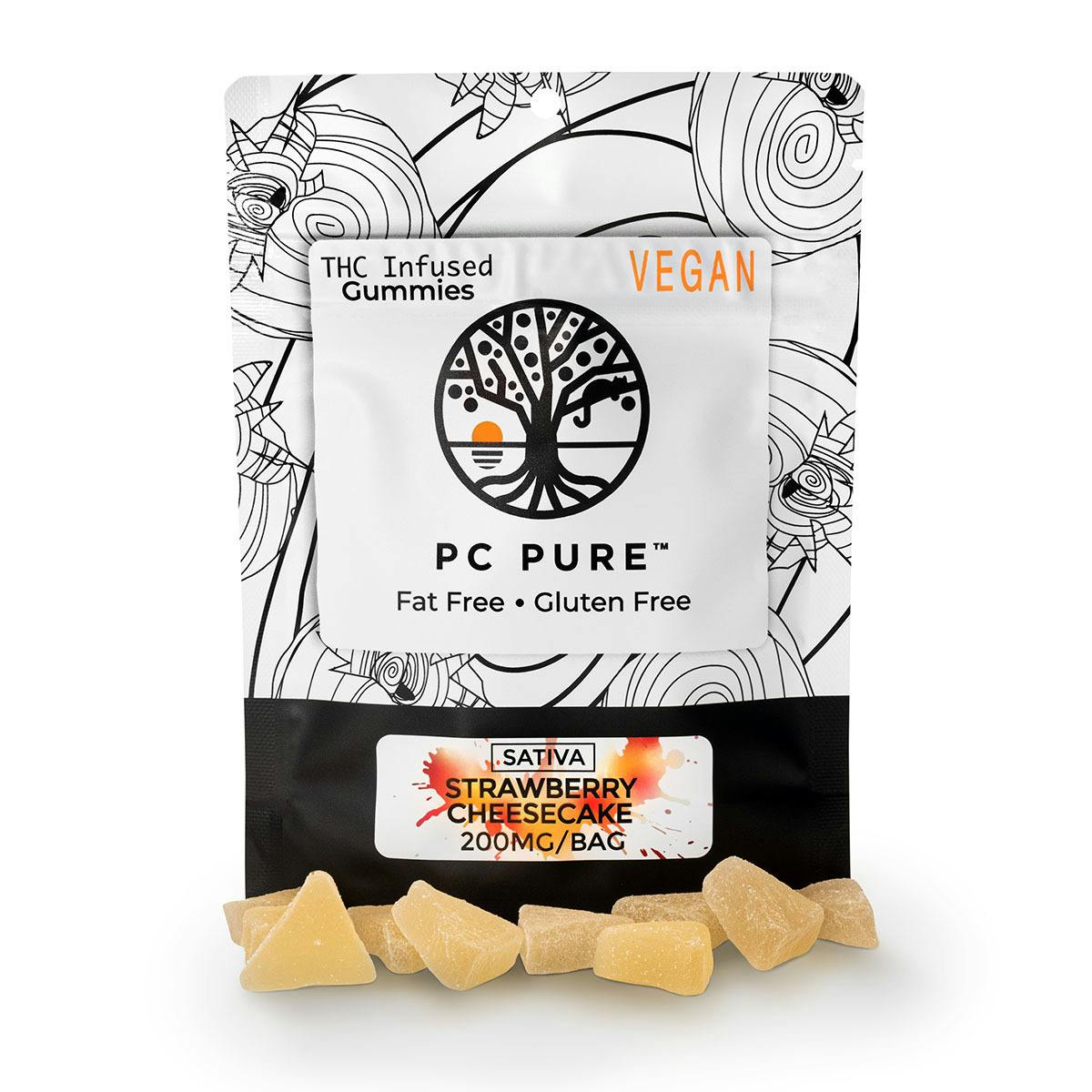 PC PURE | Edible | Gummies | Strawberry Cheesecake