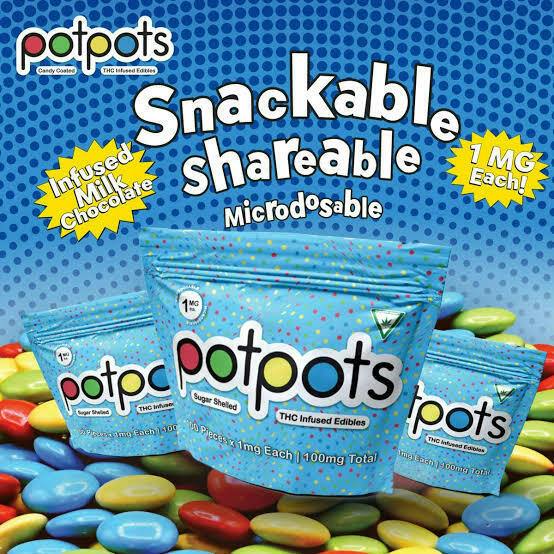 POTPOTS | Edible | Chocolate | Milk Chocolate | 100 x