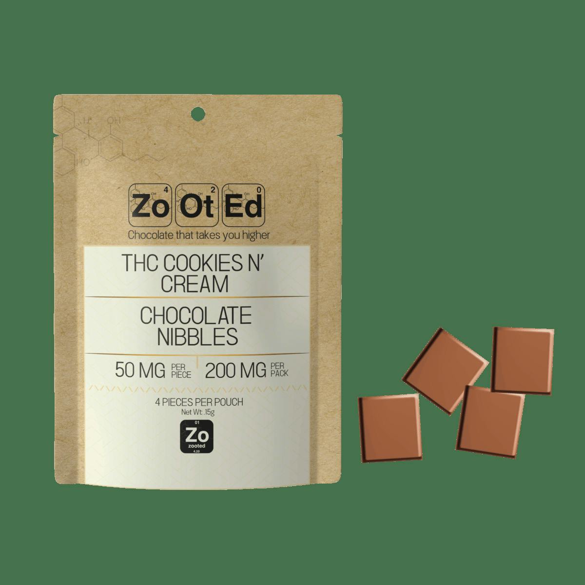 ZOOTED | Edible | Chocolate Nibbles | Cookies n Cream