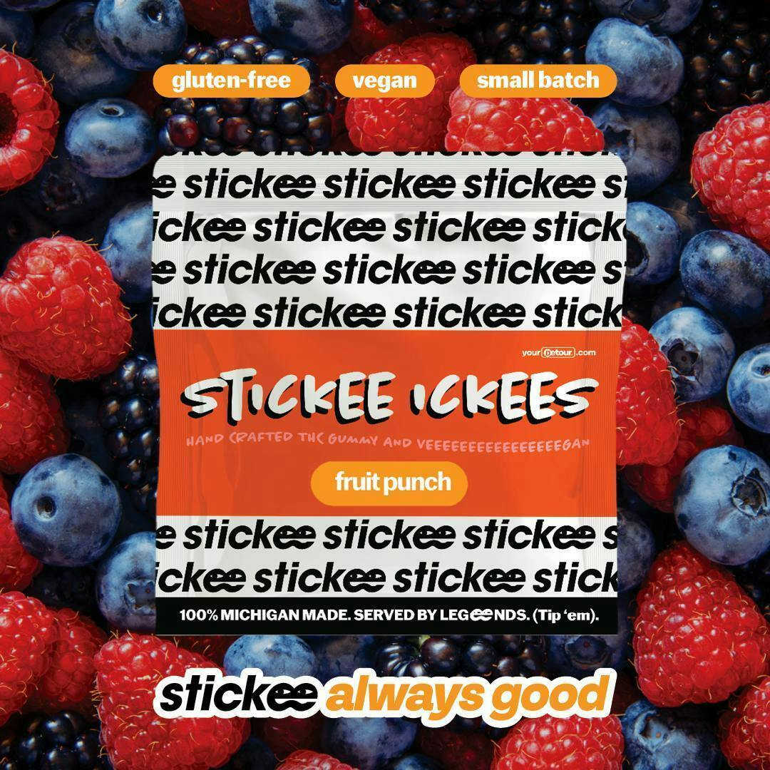 STICKEE-ICKEE | Edible | Gummies | Fruit Punch