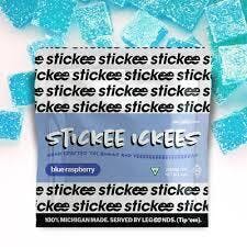STICKEE-ICKEE | Edible | Gummies | Blue Raspberry