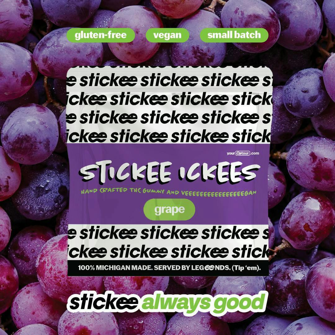 STICKEE-ICKEE | Edible | Gummies | Grape