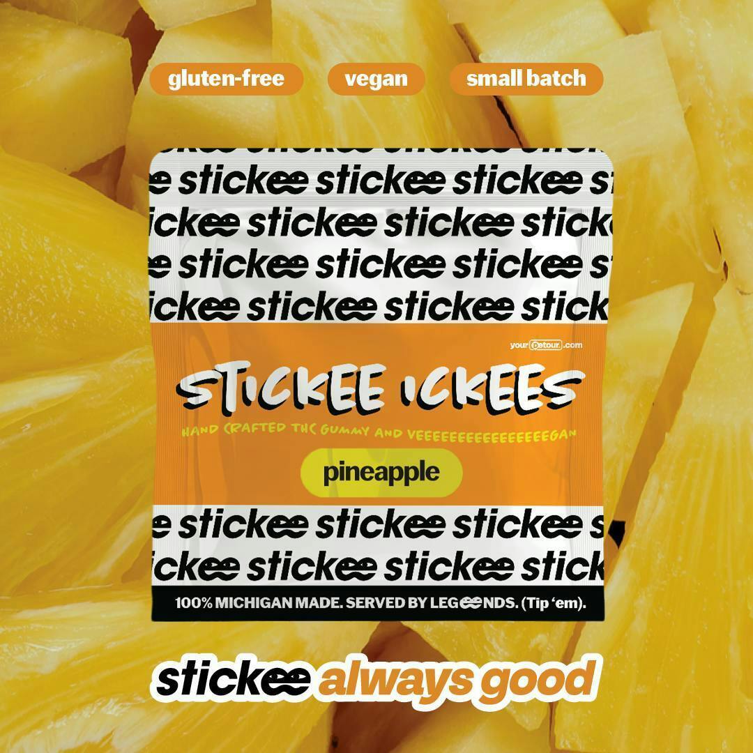 STICKEE-ICKEE | Edible | Gummies | Pineapple