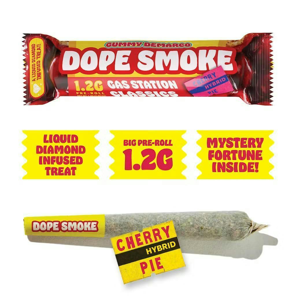 DOPE SMOKES | Infused Preroll | Liquid Diamonds | Cherry Pie