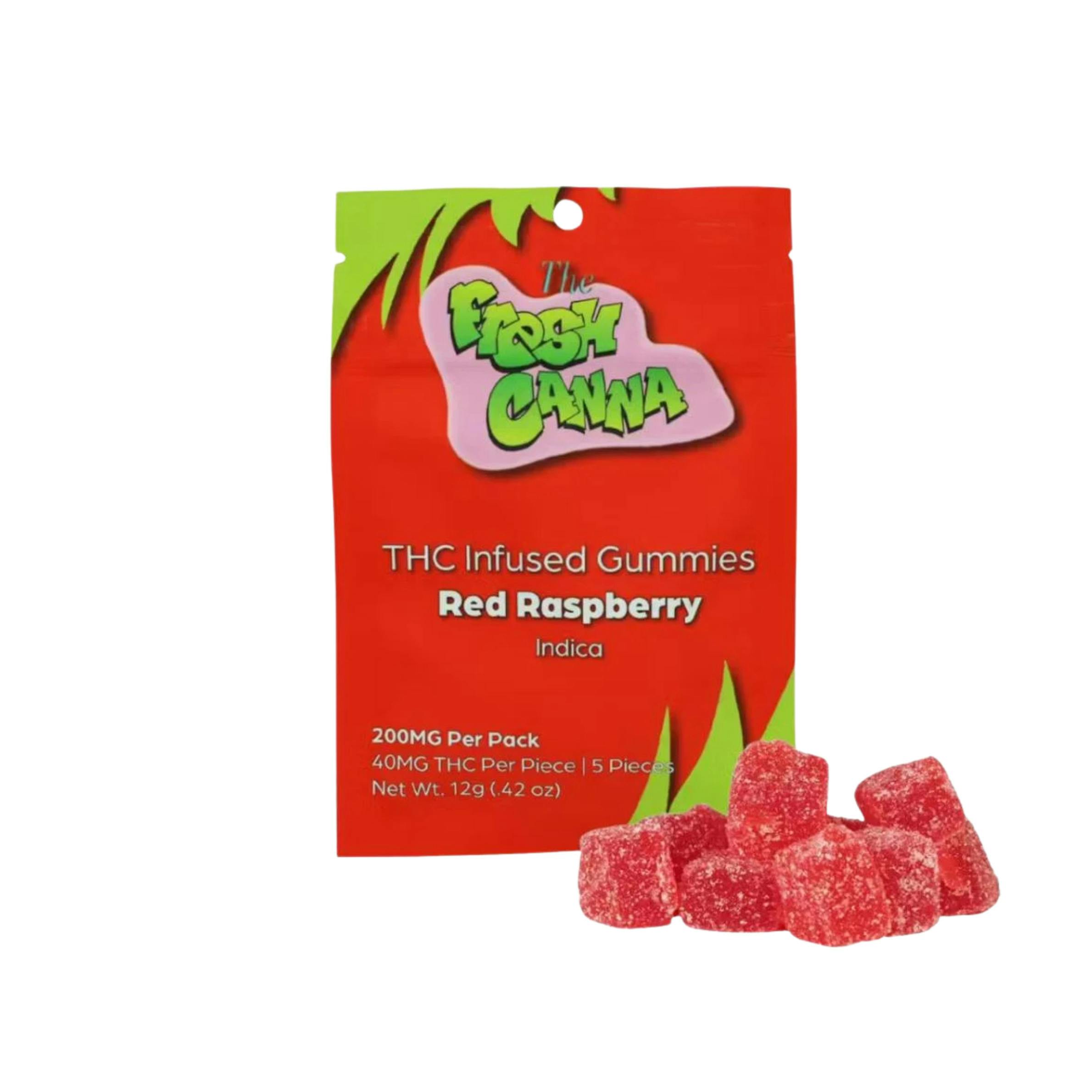 FRESH CANNA | Edible | Gummies | Red Raspberry