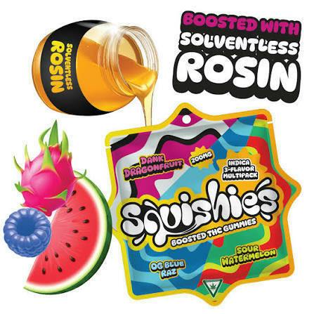 SQUISHIES | Edible | Gummies | Rosin Boosted | Hybrid Multipack