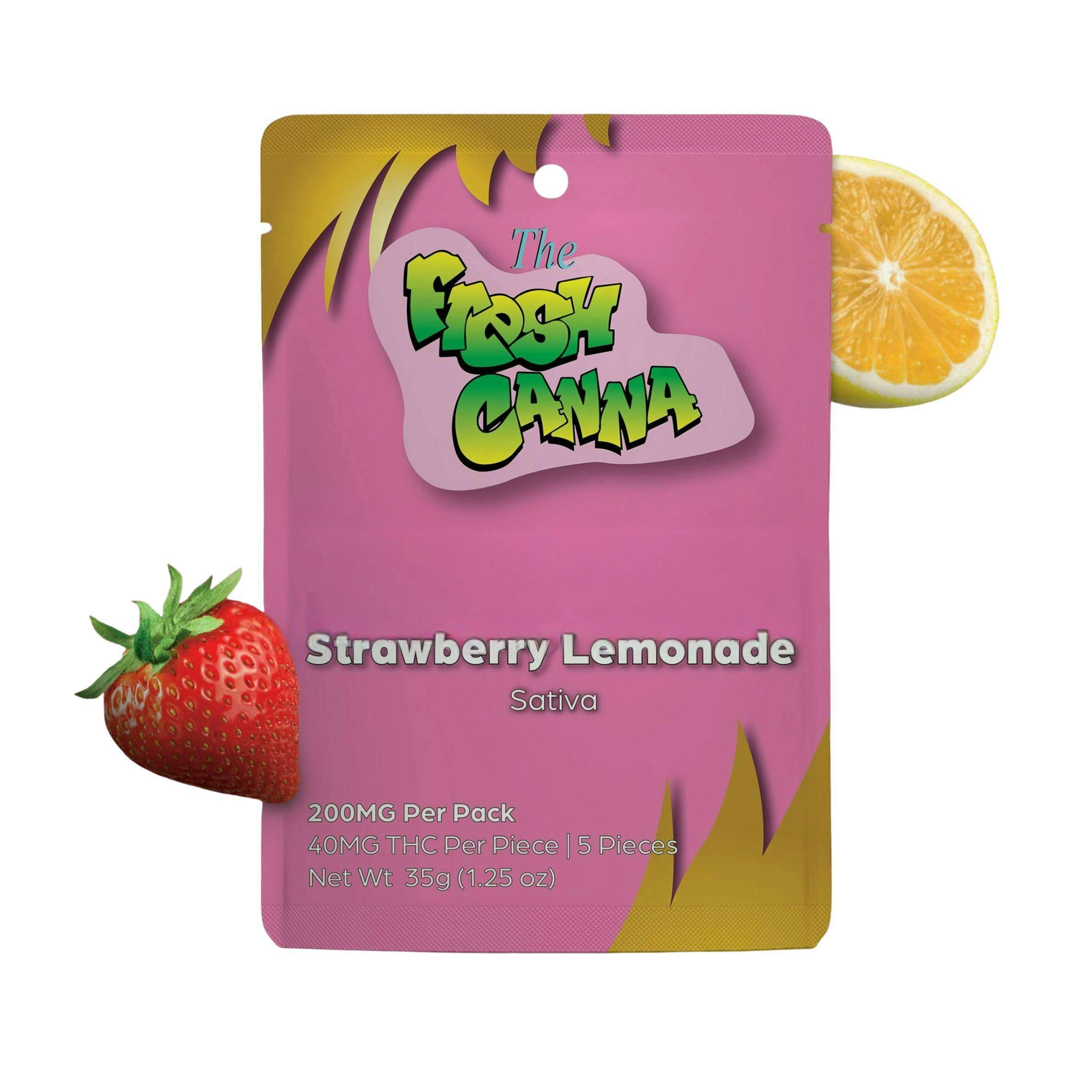 FRESH CANNA | Edible | Gummies | Strawberry Lemonade