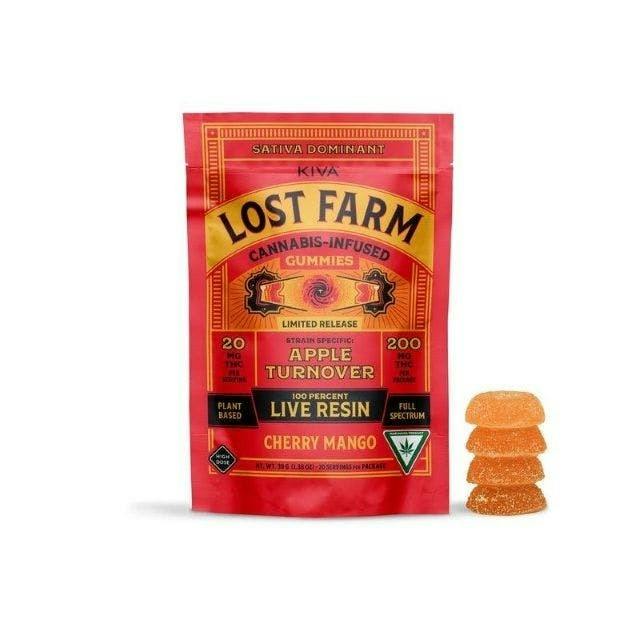 Lost Farm - Cherry Mango - 200mg Live Resin Gummies (10x20mg)
