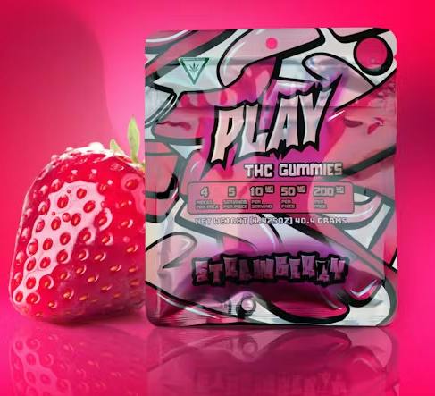 PLAY | STRAWBERRY | 200MG at FIVE BUDS CANNABIS COMPANY