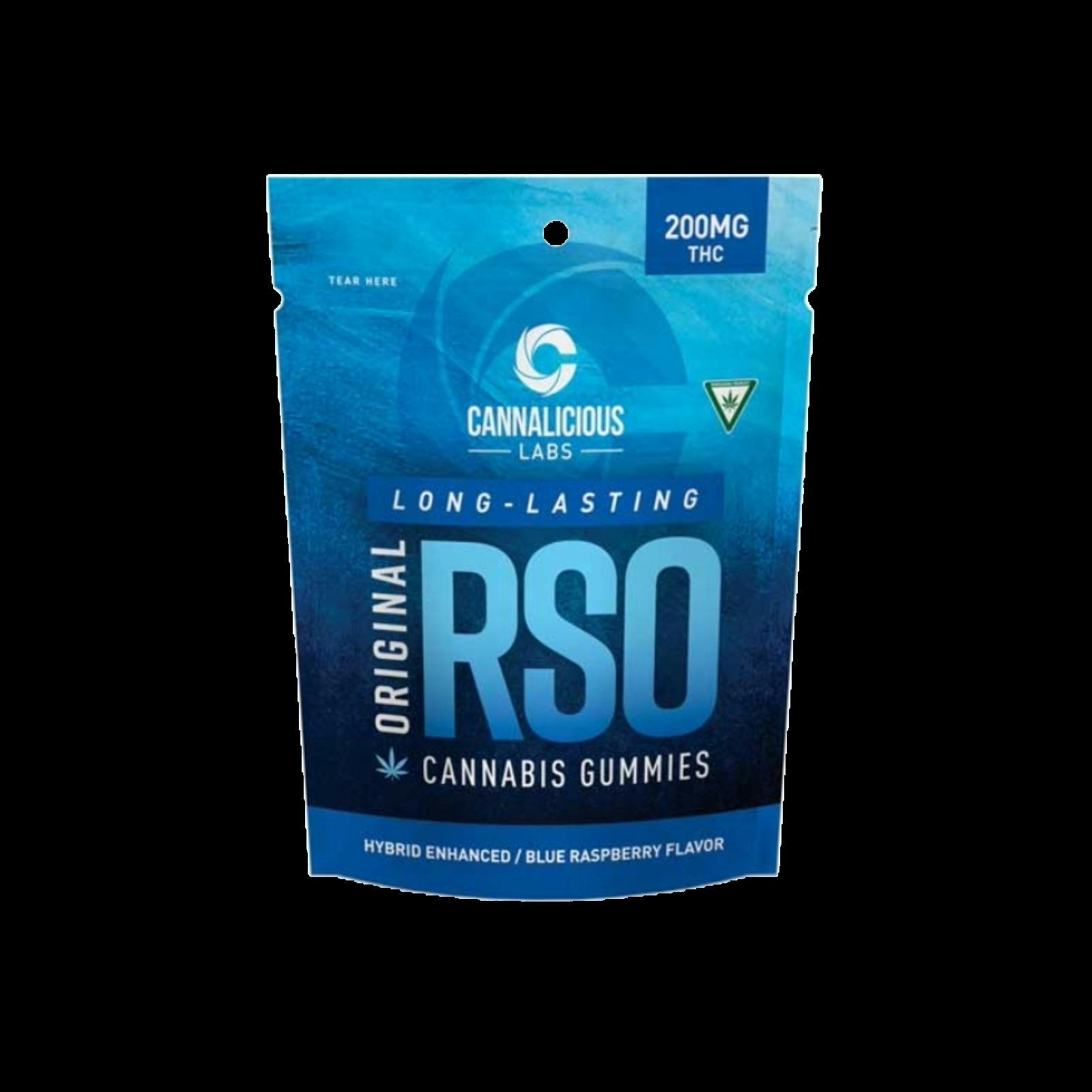 CANNALICIOUS | BLUE RASPBERRY | HYBRID | GUMMIES | 200MG | REC