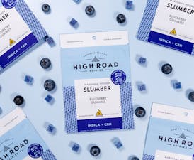 High Road - Blueberry 1:1 CBN Slumber Gummies