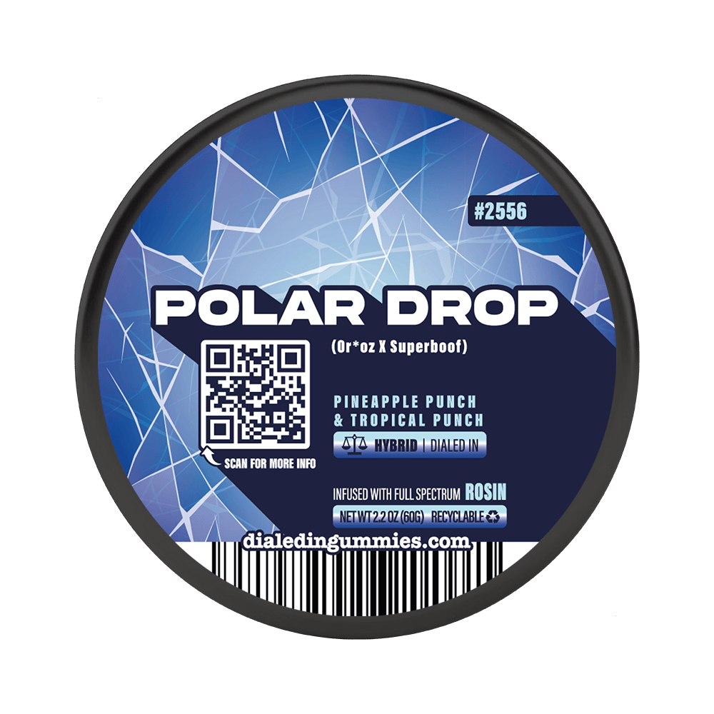 100mg - Polar Drop #2556 - Rosin Gummies (10pk)