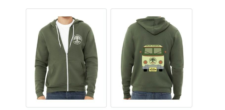 CANOPY BUS | FLEECE FULL-ZIP HOODIE