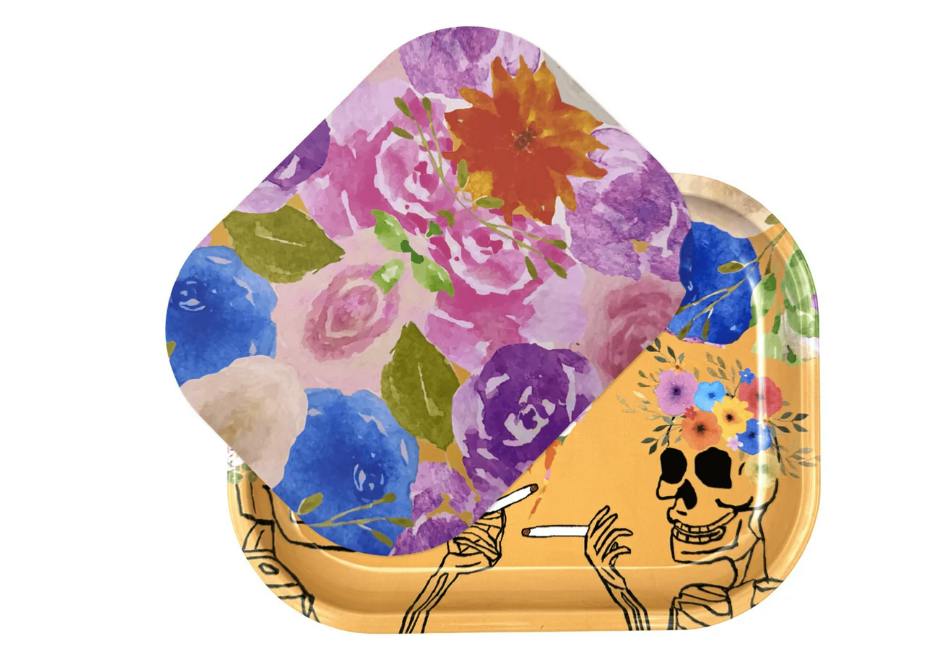 DEAD FLOWERS | ROLLING TRAY W/ MAGNETIC COVER - One Size