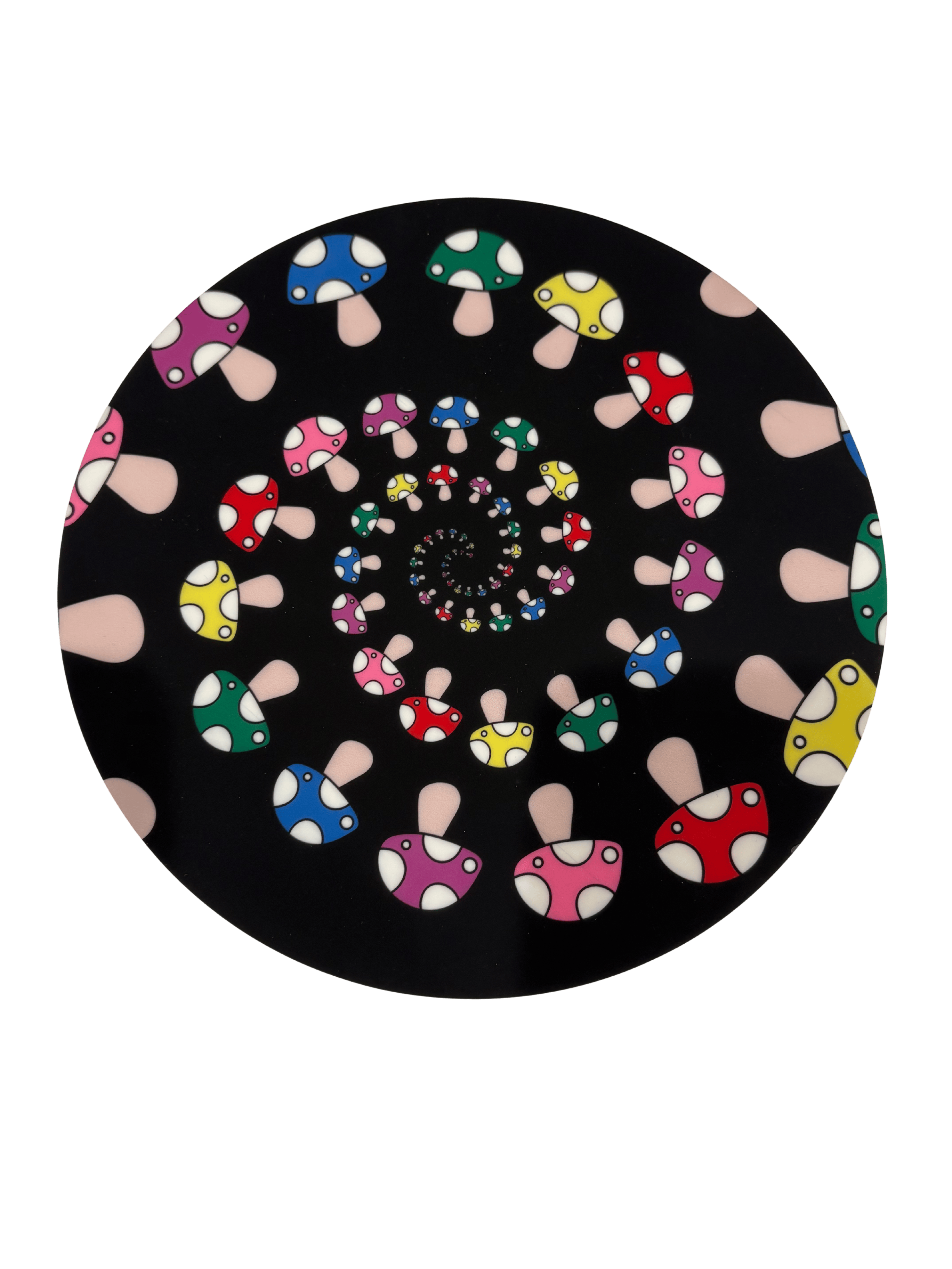 MUSHROOM SPIRAL | 7.8" DAB MAT