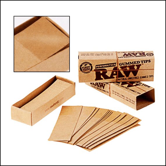 Raw | Gummed Tips