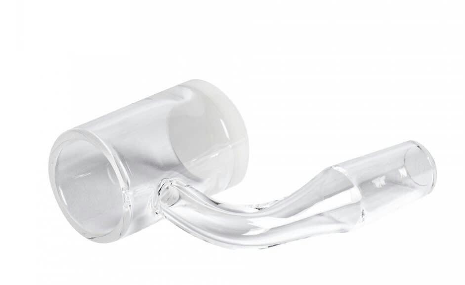 GEAR Premium Quartz 14mm Male 90 Degree Banger W/Flat Top & Opaque Botom