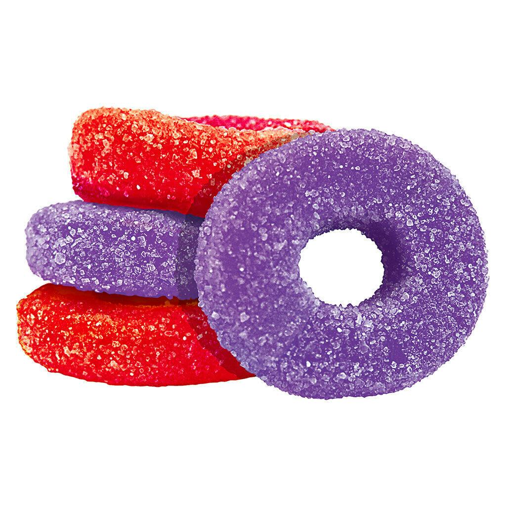 Sour Grape & Strawberry THC/CBC/CBD 4 Pack Soft Chews