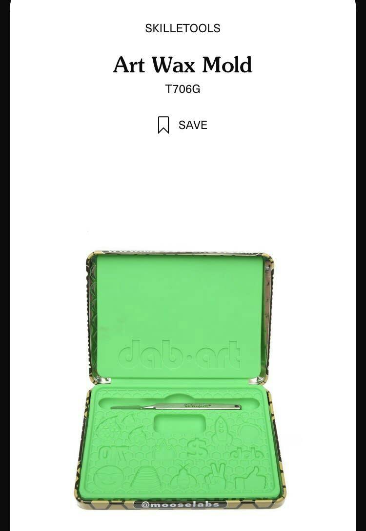 Skilletools Dab-Art Wax Mold Green