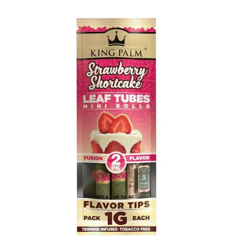 king palm 2 mini rolls strawberry shortcake