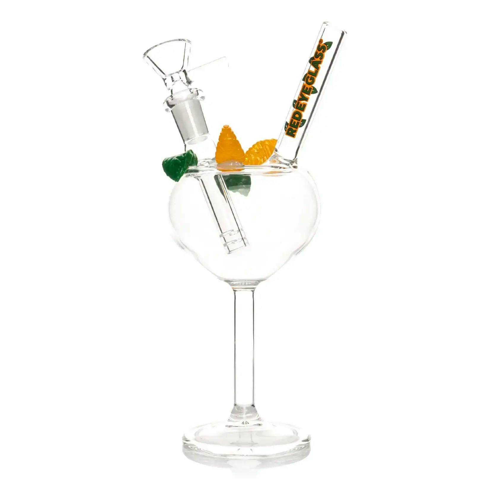 RED EYE GLASS 7.5" Sips O' Citrus Happy Hour Water Pipe