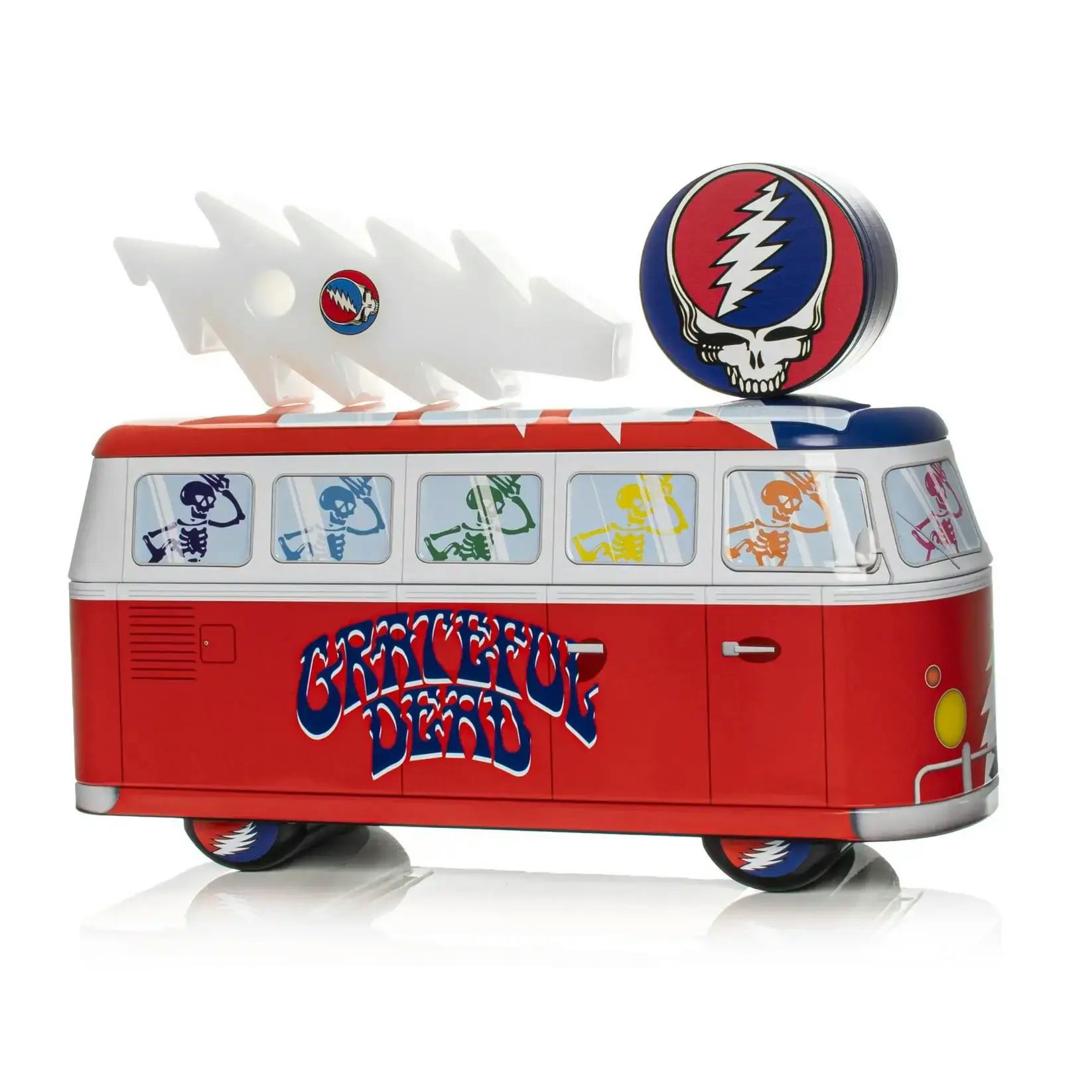 GRATEFUL DEAD GEAR PREMIUM Lightning Bolt Collectible Bus Set